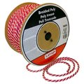 The Lehigh Group Lehigh Group .38in. X 50ft. Red & White Polypropylene Solid Braid Multifilament Derb RWSBP850W